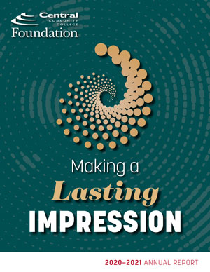Foundation Annual Report Cover 20120-2021 Making a Lasting Impression